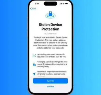 红安苹果授权维修店分享被盗设备保护功能开启方法 