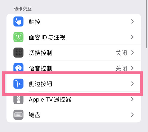 红安苹果14维修店分享iPhone14 Plus侧键双击下载功能关闭方法 