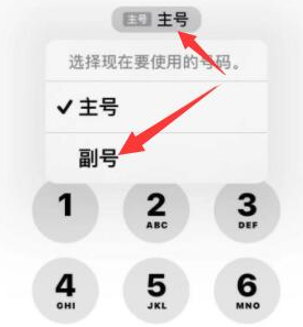 红安苹果14维修店分享iPhone 14 Pro Max使用副卡打电话的方法 